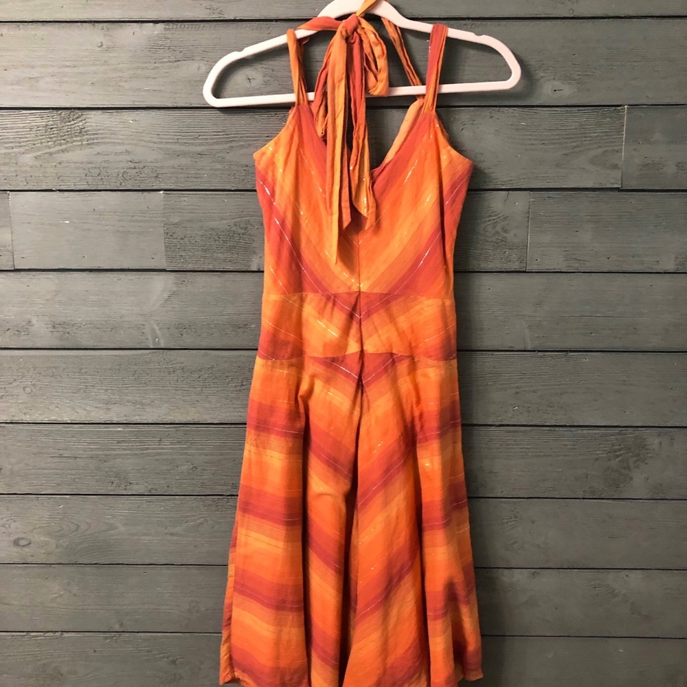 BGBG To the Max Tie Crossback Sun Dress Sz 8 - Picture 6 of 7